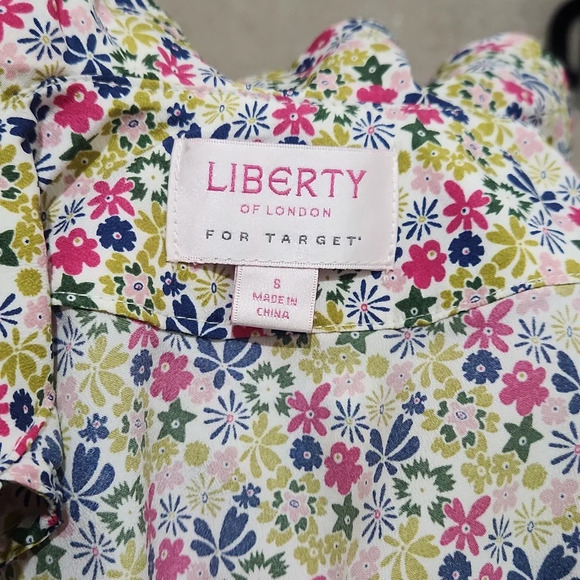 Liberty of London for Target Floral Ruffle Blouse size small - Picture 2 of 3